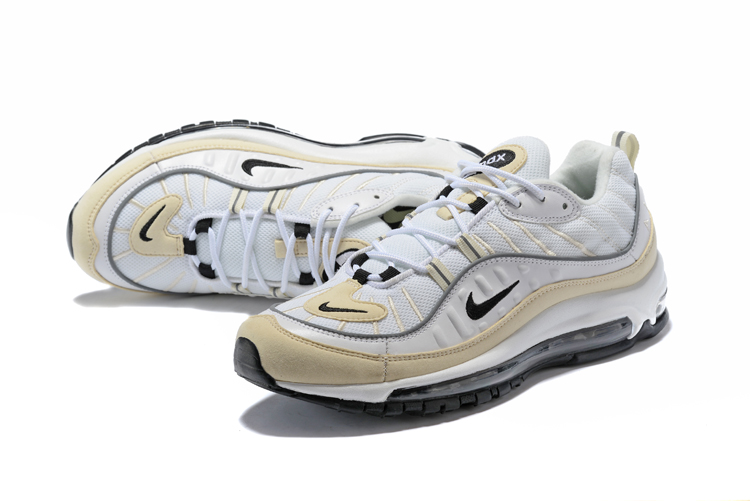 Supreme x NikeLab Air Max 98 White Beign Black